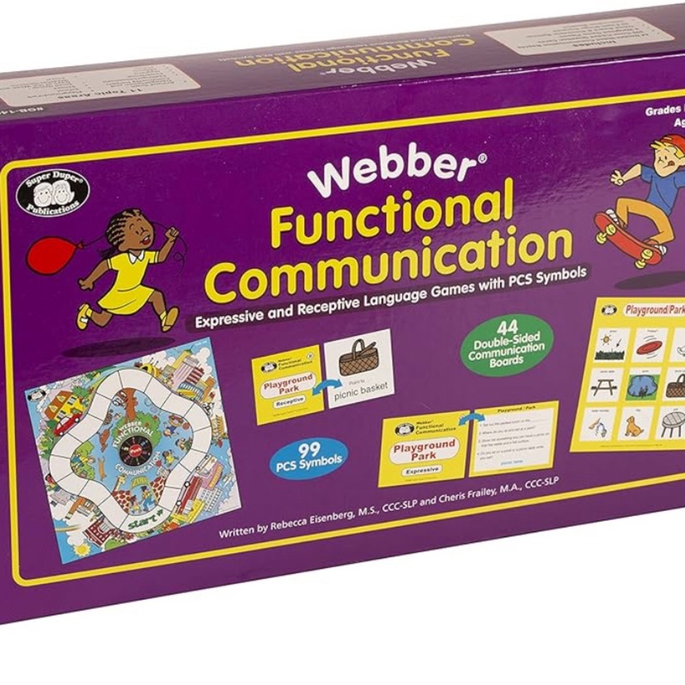 SuperDuper Functional Communication Receptive and Expressive Language Game